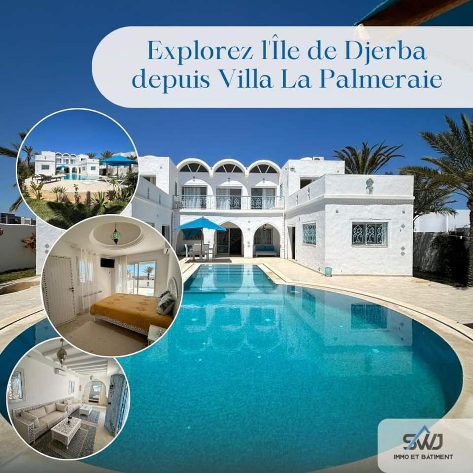 Villa La Palmeraie D'Arkou, Grande Piscine Exteriér fotografie