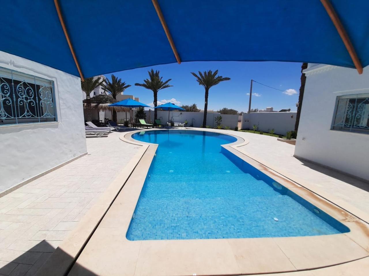 Villa La Palmeraie D'Arkou, Grande Piscine Exteriér fotografie