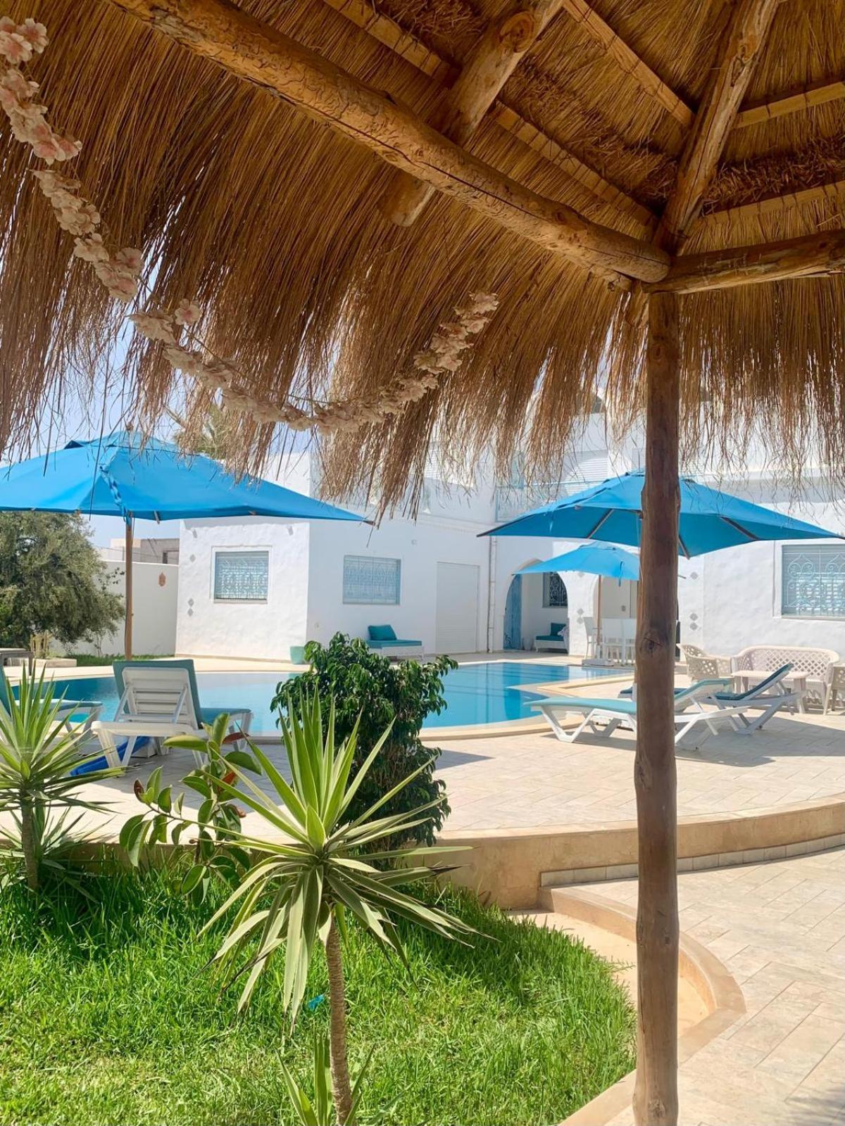 Villa La Palmeraie D'Arkou, Grande Piscine Exteriér fotografie