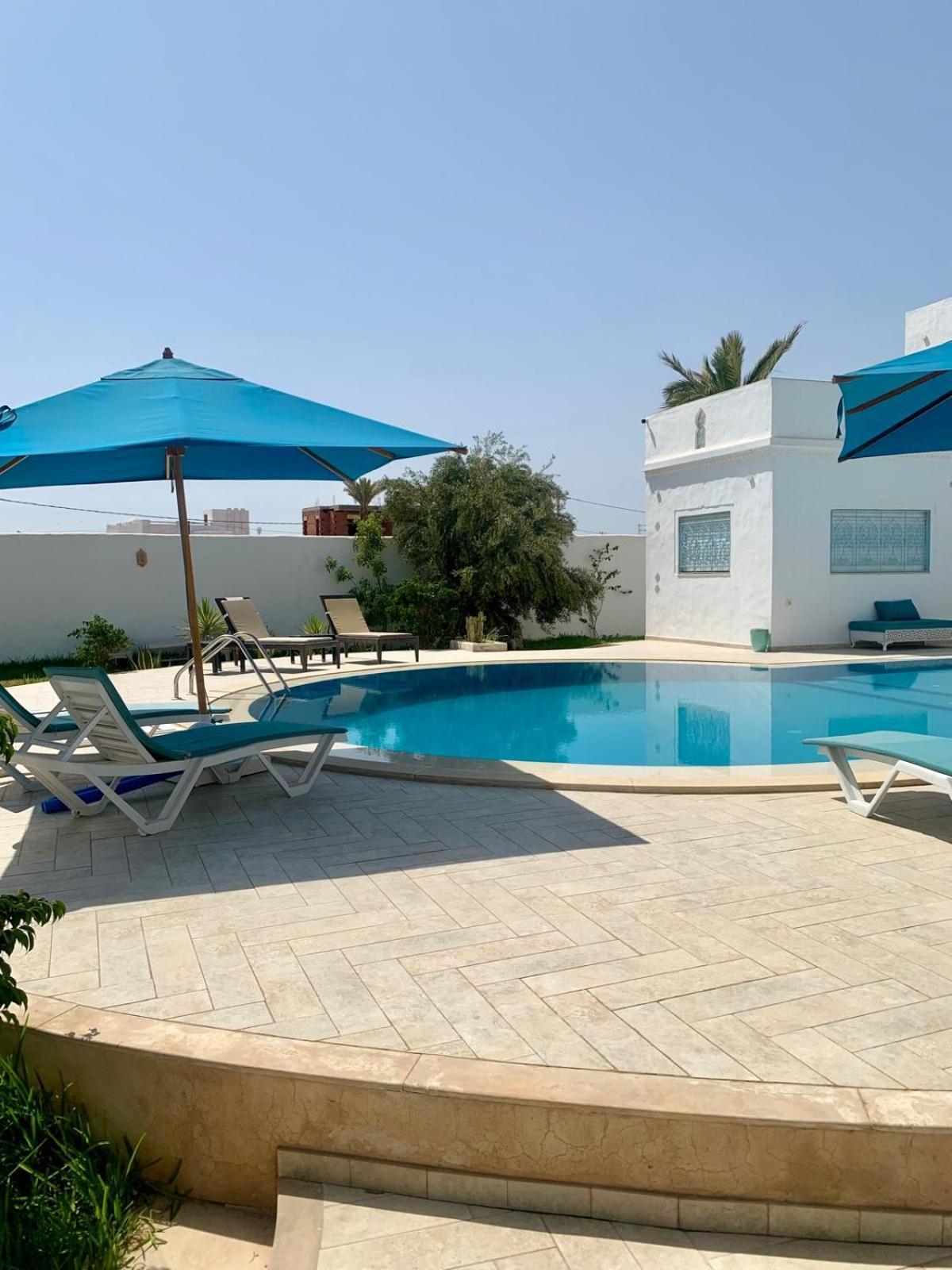 Villa La Palmeraie D'Arkou, Grande Piscine Exteriér fotografie