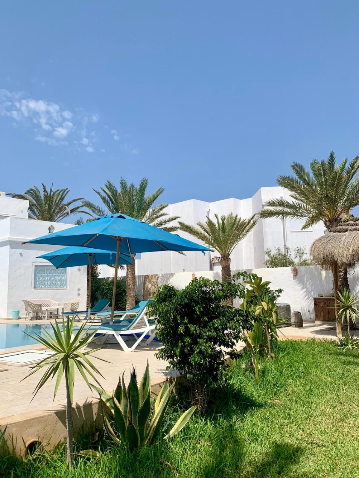 Villa La Palmeraie D'Arkou, Grande Piscine Exteriér fotografie