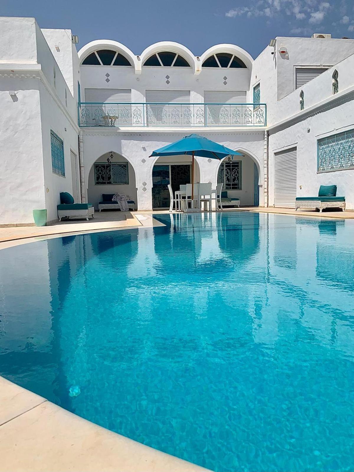 Villa La Palmeraie D'Arkou, Grande Piscine Exteriér fotografie