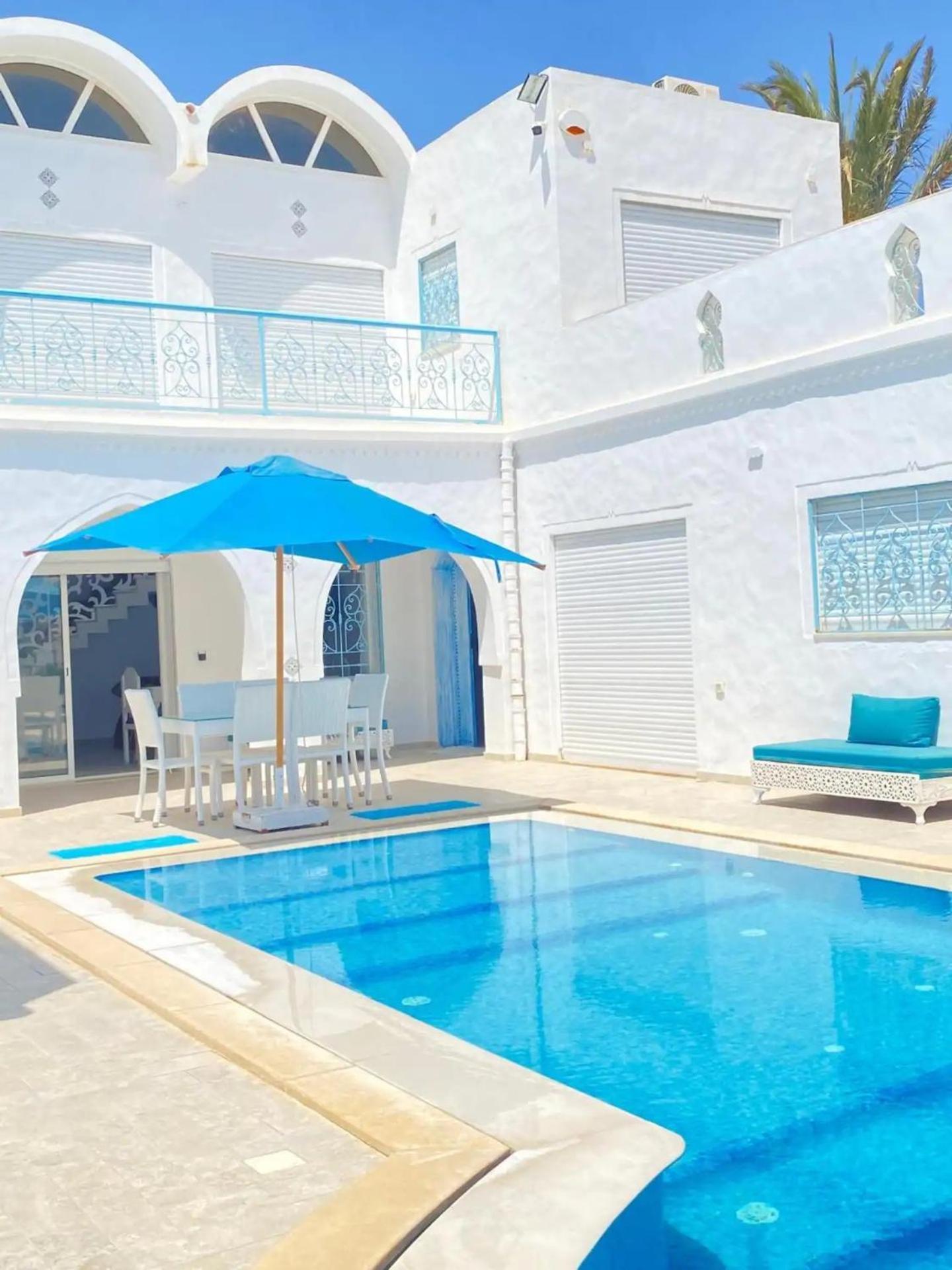 Villa La Palmeraie D'Arkou, Grande Piscine Exteriér fotografie
